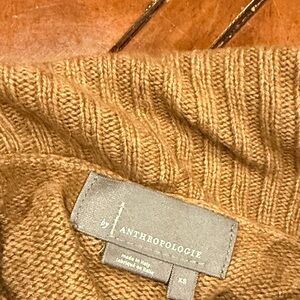 Anthropologie Brown Cowl Neck Sweater